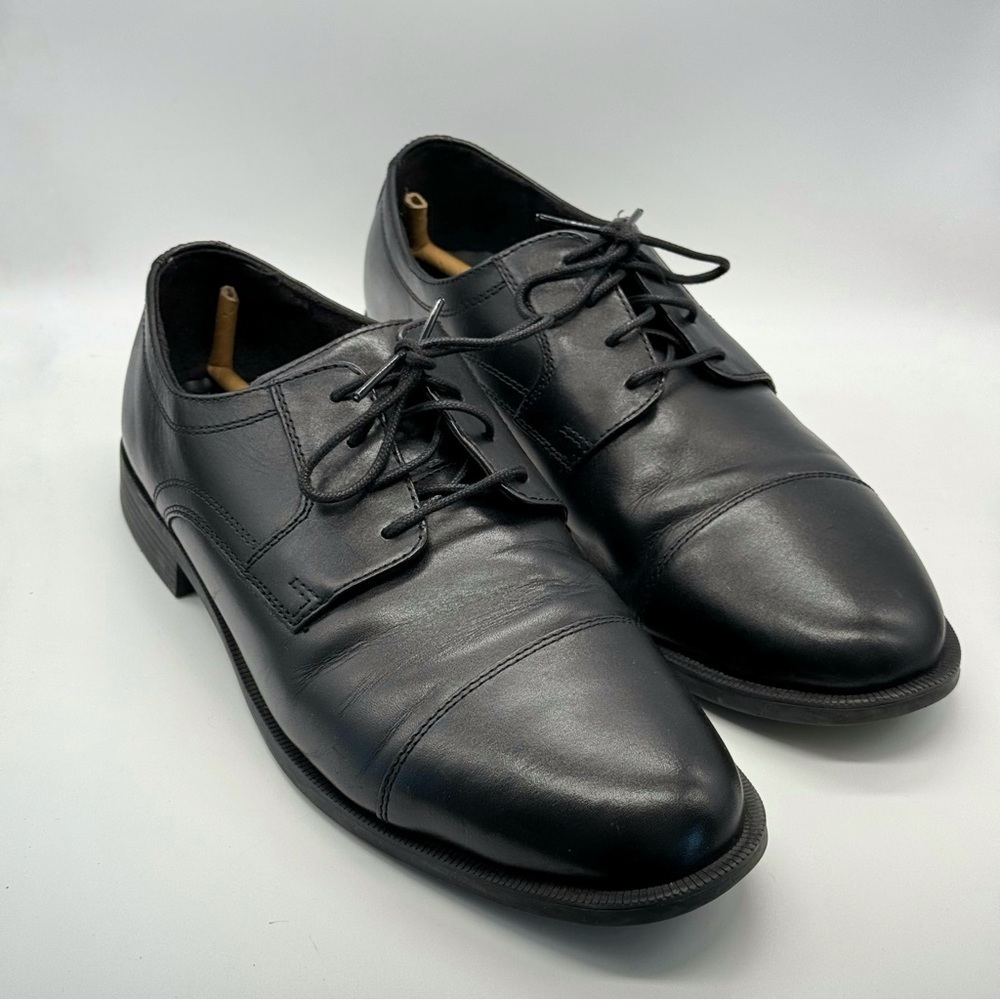 Cole Haan Dustin Cap Ox II‎ Black Dress Shoes